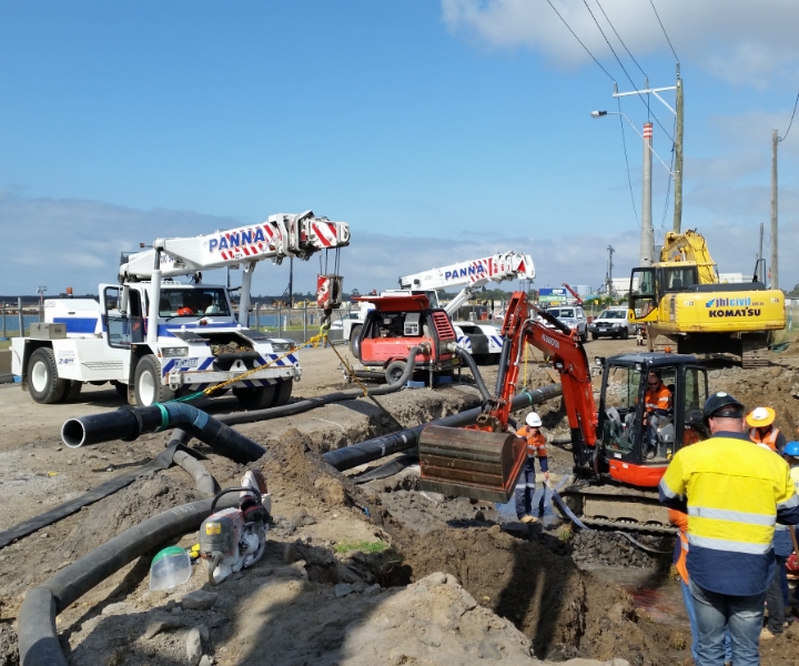 60 tonne Crane Yarraville