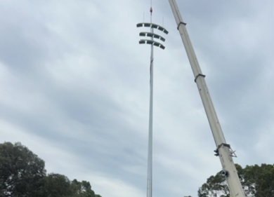 Light Pole Installation